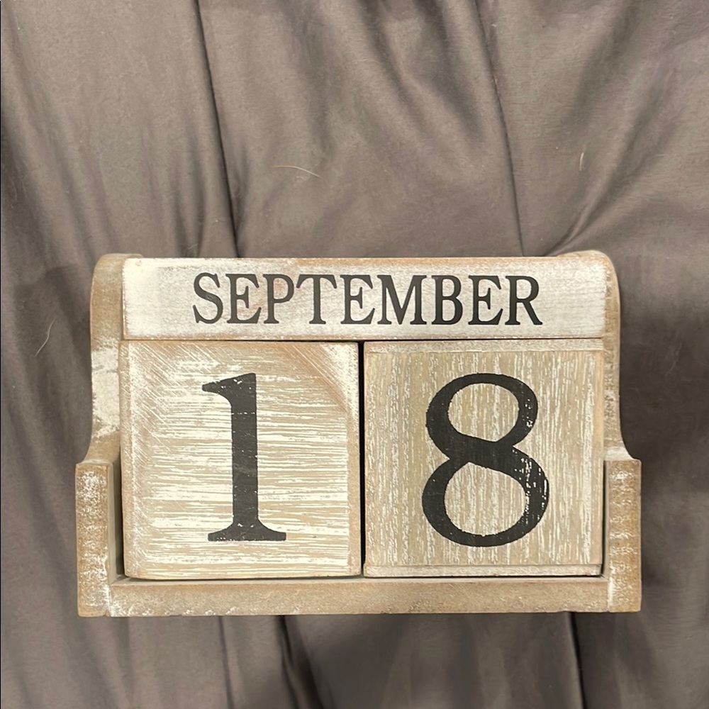 Wooden Perpetual Calendar